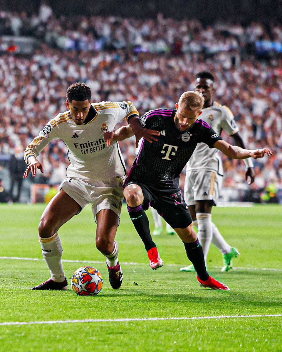 #BREAKING: Real Madrid 2-1 Bayern Munich With two late goals, Real Madrid upset Bayern Munich in the semi-finals and advanced to face Borussia Dortmund in the UEFA Champions League final.