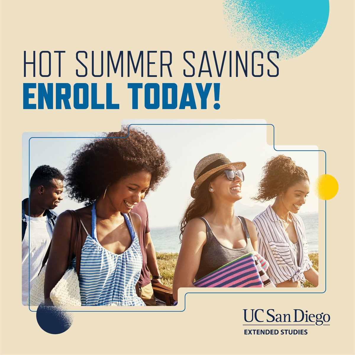 Get ready for a summer of growth and learning! Unlock discounted courses now and elevate your expertise. Don’t wait — discounts expire on June 3, 2024! ⏰ Explore all discounted courses >> go.ucsd.edu/44ymwWH #UCSD #UCSDExtendedStudies #Tritons #DiscountedCourses