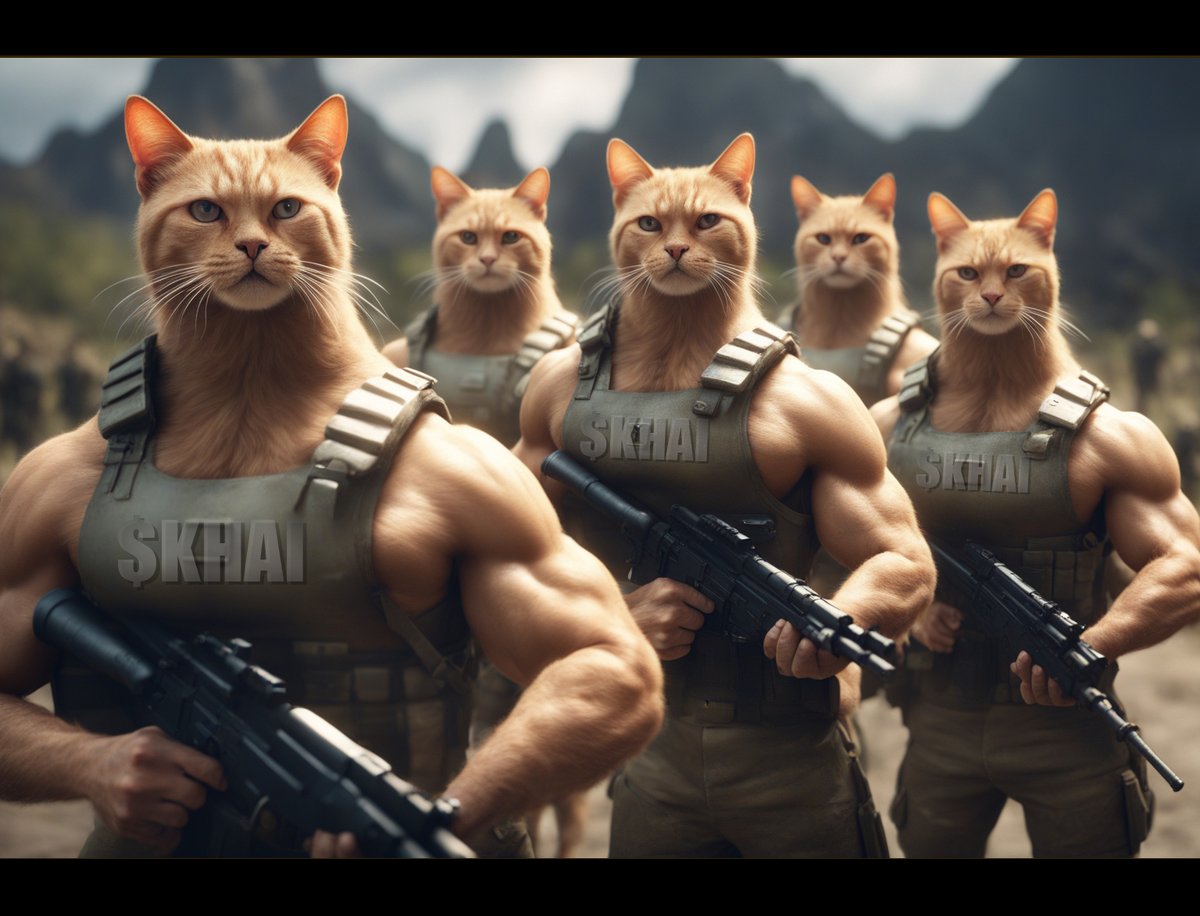 Amazing alpha in this spaces. Join our army! @KittenHaimer $KHAI #khai #solanamemecoin #catmemecoin #memecoin #cats #crypto #kittenhaimer