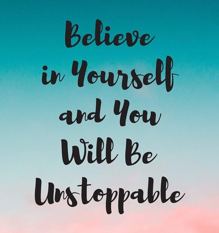 💙Quote of the Day💙

'Believe in yourself and you will be unstoppable.'

#Quote #QuoteOfTheDay #BelieveInYourself #Believe #BeUnstoppable #Unstoppable #Goals #Success #Triumph #PositiveThinking #Positivity #YouCanDoIt #NeverGiveUp #Mindset #Motivation #Inspiration