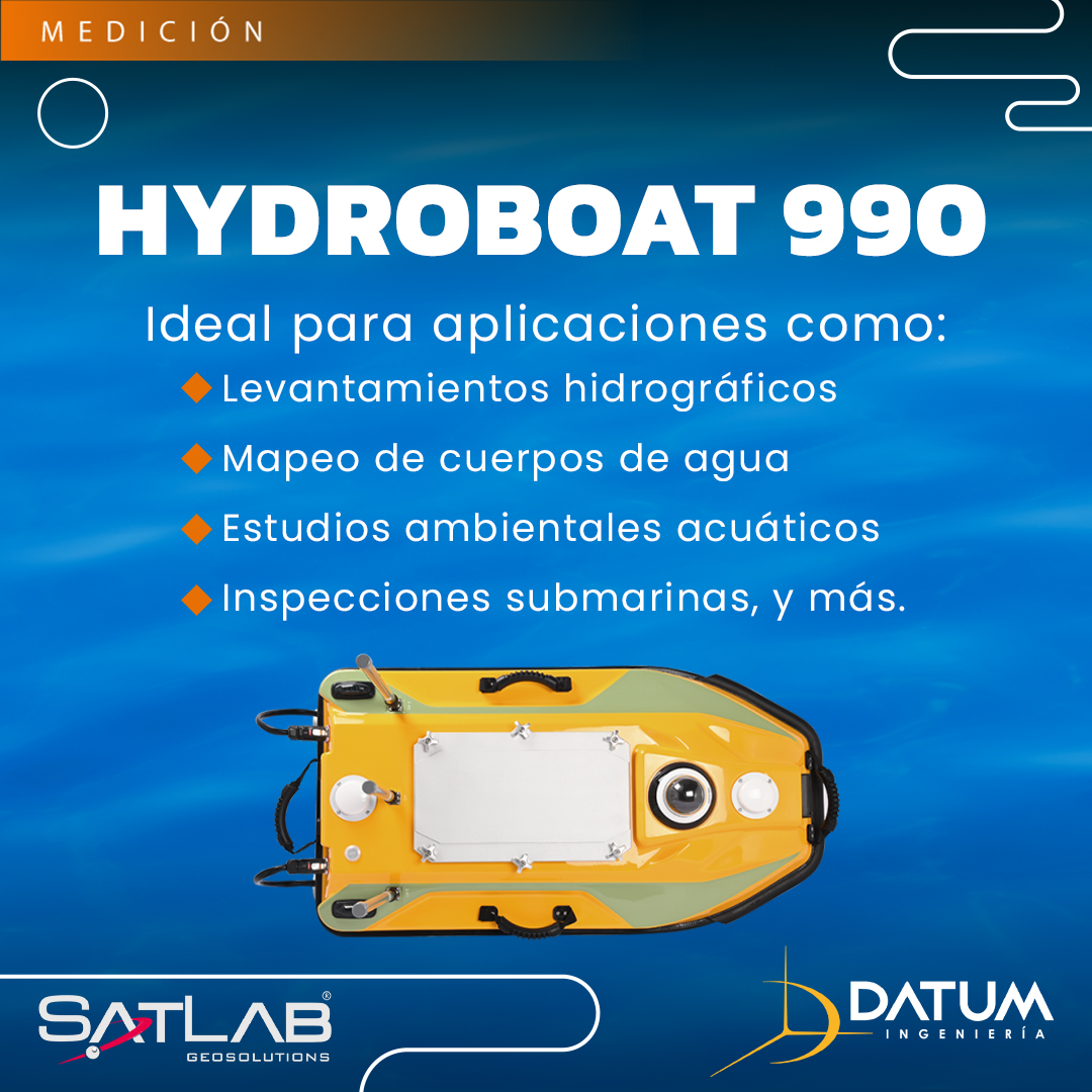 DatumIngenieria's tweet image. Equipado con tecnología avanzada de sonar y navegación, Hydroboat  990 puede mapear el fondo marino y la topografía subacuática con alta  precisión y detalle.

Confiable en condiciones adversas.

Más información:📲+57 3013345686

#datum #hydroboat990 #satlab #mapeo #subacuatico