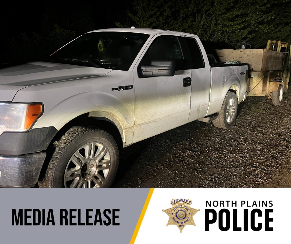 Media Release: Man Arrested for Theft of Construction Equipment Full Media Release: washingtoncountyor.gov/sheriff/news/2…