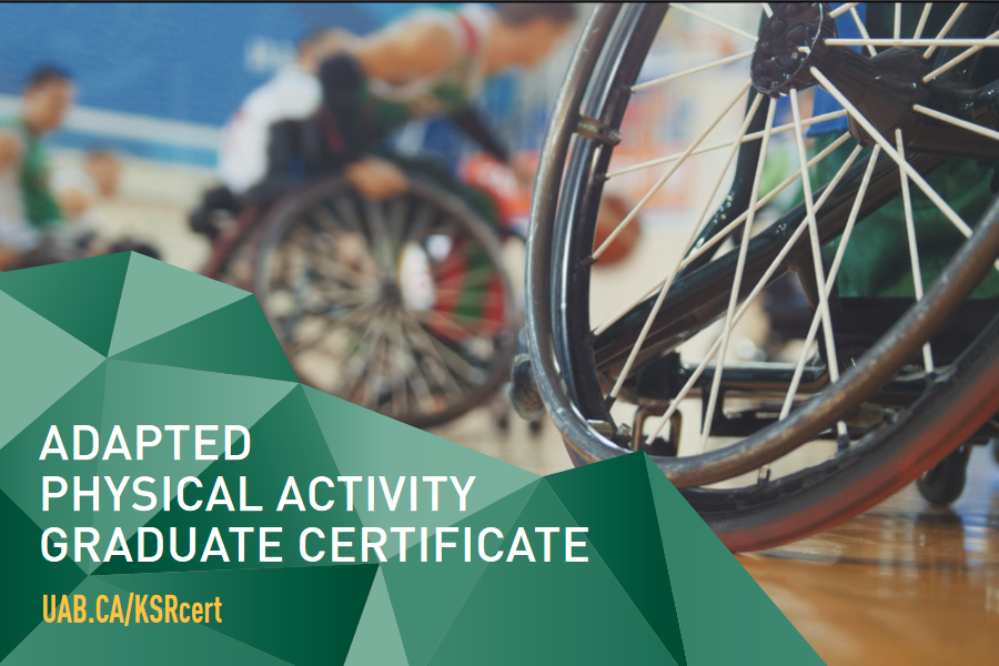 Help reduce barriers to active lifestyles and sports with a graduate-level, online certificate. Learn to coach athletes experiencing disability, understand program evaluation, and practice accessible design. bit.ly/3Q4B9Li Application deadline is Aug. 1, 2024.