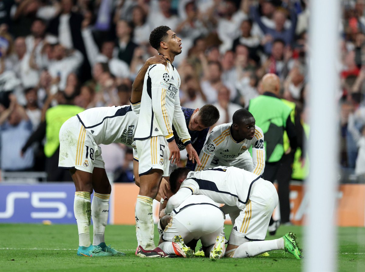 Real Madrid stun Bayern Munich with two late goals to secure another Champions League final.

Miracle club!

#GTVSports