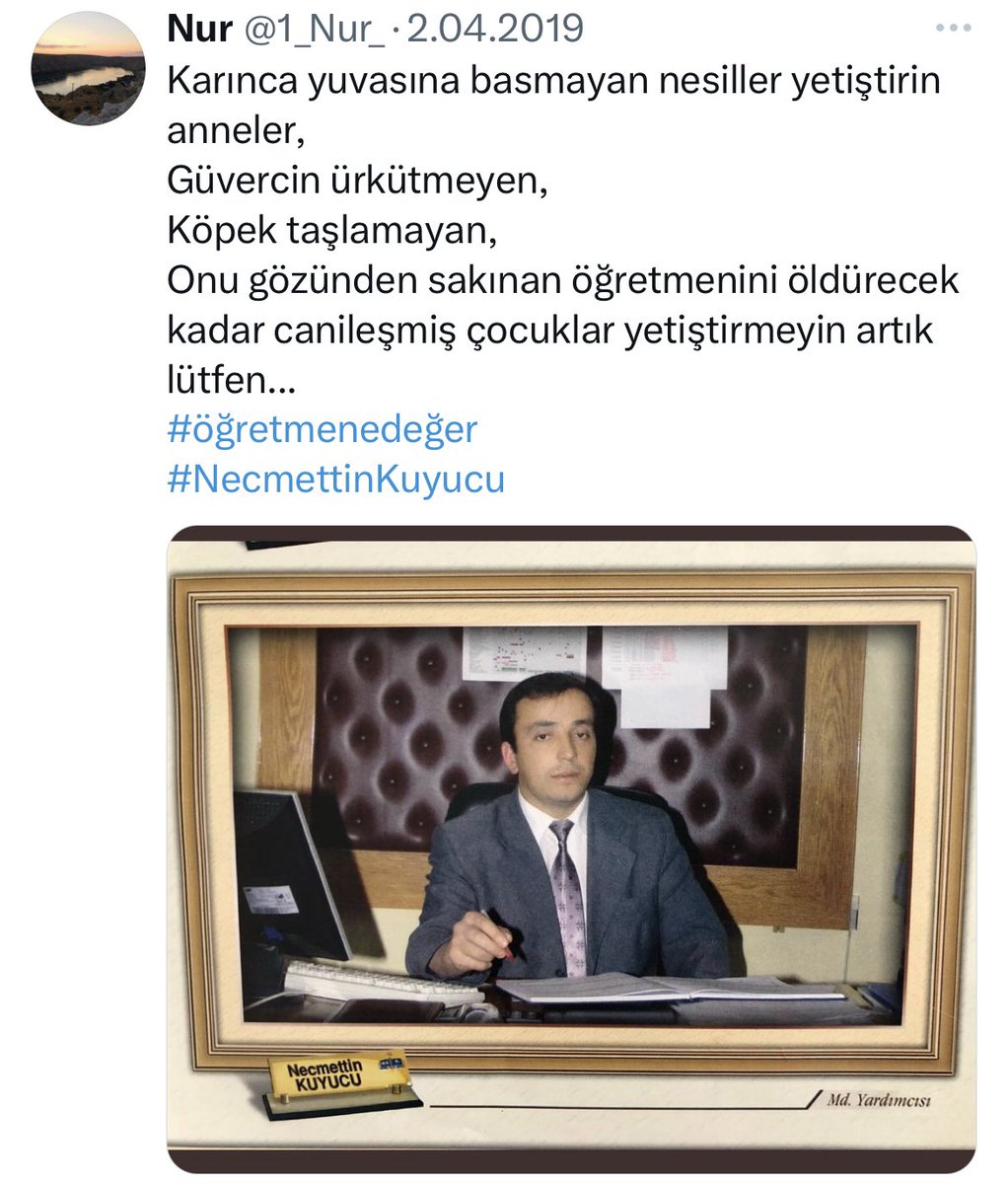 2019 yılında öğrencisi tarafından katledilen Necmettin öğretmenim, 2024 öğrencisi tarafından katledilen İbrahim öğretmenim… Ne değişmiş sadece biliyor musunuz sıkılan kurşunun sayısı artmış… Yazıklar olsun 
#EgitimdeSiddeteHayır