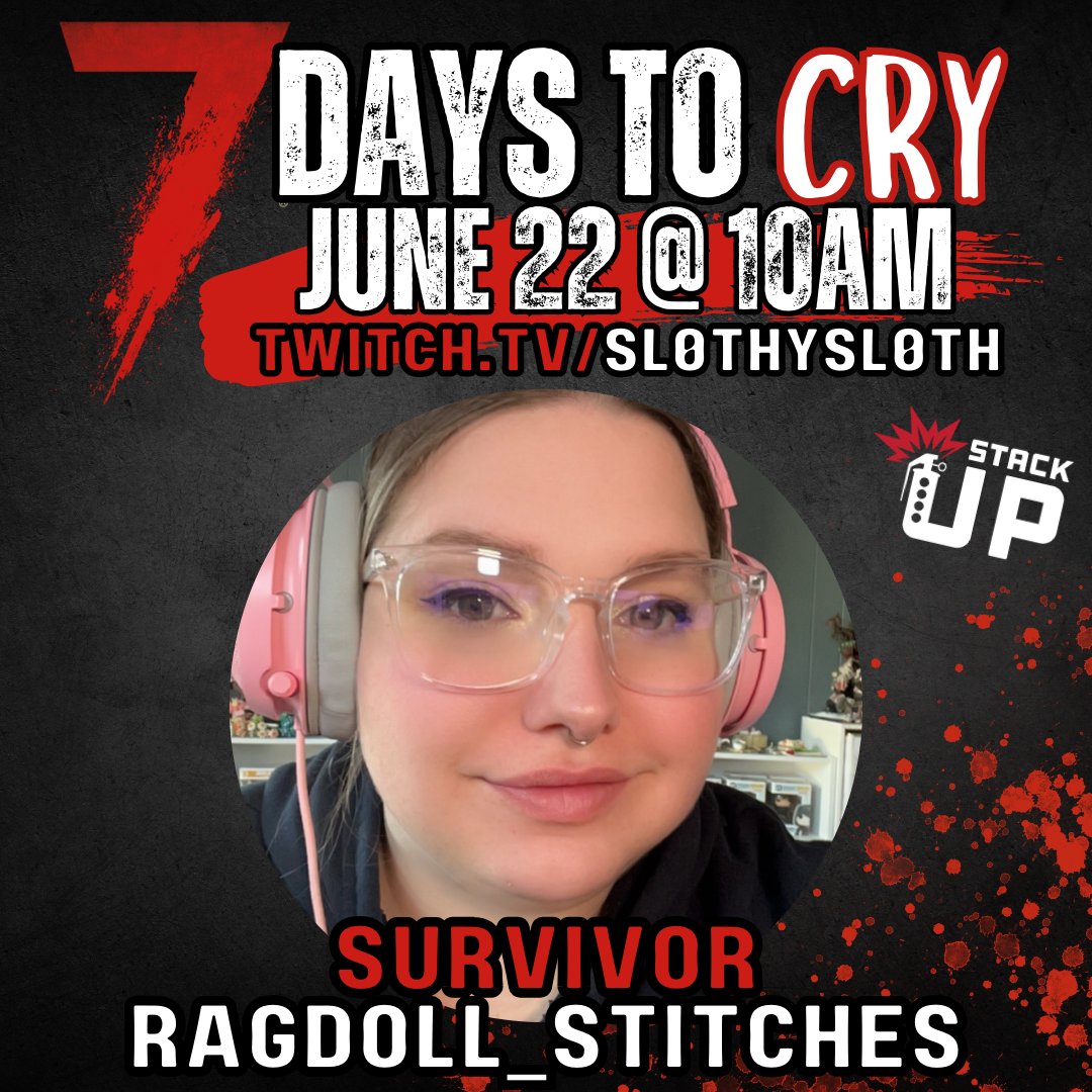 sl0thysl0thx's tweet image. Our first two survivors are ready for the action 😈 @RagdollStitches &amp;amp; @AwsumusPrime have agreed to be a part of the chaos on June 22nd! 

Do you think they'll make it out alive?? 🧟‍♀️🧟‍♂️