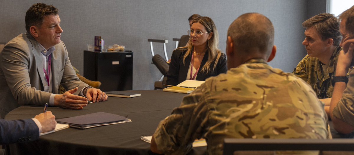 During #SOFWEEK2024, ASD Maier and British Major General Nicholas Perry discuss the importance of sharing SOF lessons learned from recent conflicts and initiatives to increase integration that address shared challenges. 🇺🇸🇬🇧