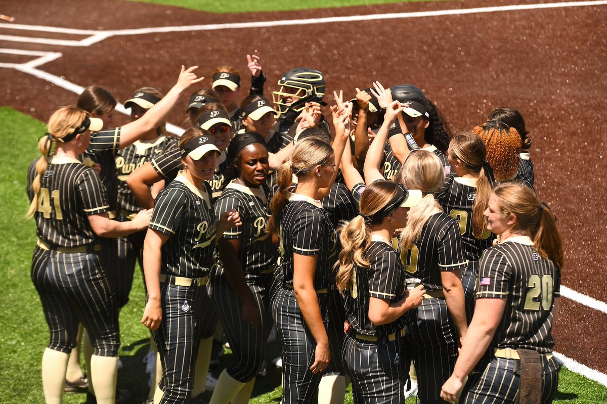 Proud of how far we’ve come. ✅ Set a program record for most consecutive Big Ten wins ✅ Tied the program record for triples in a season ✅ Stole nearly 100 bases This is just the beginning. See you next year, Boilermakers.🚂