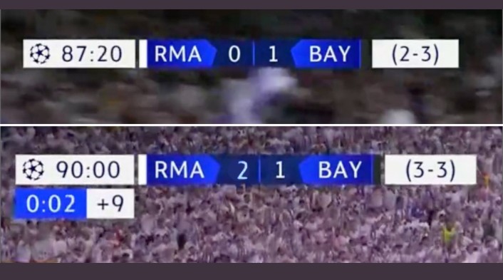 Never write Real Madrid off in a Champions League game! Never!