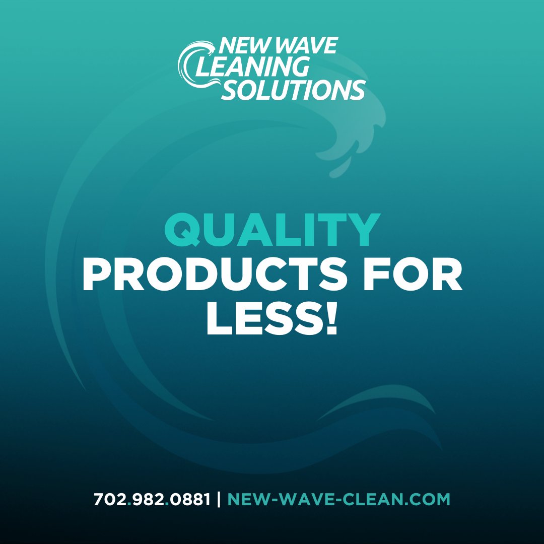 Spending too much and not seeing results? Choose New Wave Clean for only the best, for less! 🙌

Learn more below ⬇️
🔗 Link in bio!

#NewWaveCleaningSolutions #EasyClean #QualityProducts