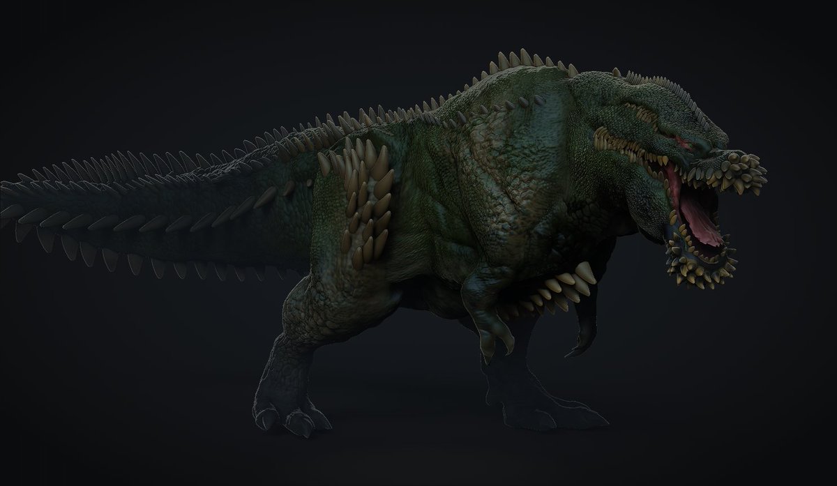 vankev's tweet image. Sculpt deviljho 

#deviljho #monsterhunter  #3D #sculpture #zbrush