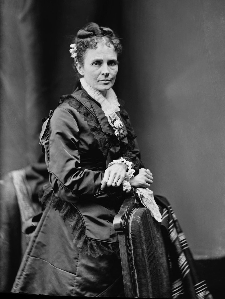 “…spent most of the day with poor Crete, who is still very ill…My anxiety for her dominates all of my thoughts, and makes me feel that I am fit for nothing.' ~President James A. Garfield, 5/8/1881, on First Lady Lucretia Rudolph Garfield (photo), who was sick with malaria.