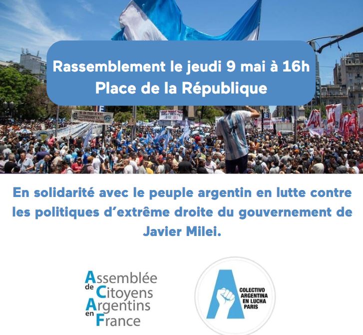alliance_femmes's tweet photo. SOLIDARITÉ. #FueraMilei !
Avec nos ami.e.s argentin.e.s comme depuis 48 ans...pour la Démocratie ! @ACAFasamblea @HijosParis @lucianapeker @hijosbarcelona @abuelasdifusion  @pagina12 https://t.co/0eKx3VBF1e