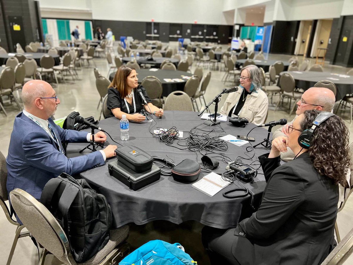 NEW podcast! We spoke with APHL's current President, President-elect and CEO about their experiences as public health leaders and observations from their roles. 'Public health will always be a passion... definitely for the people at this table.' #APHL aphlblog.org/lab-culture-ep…