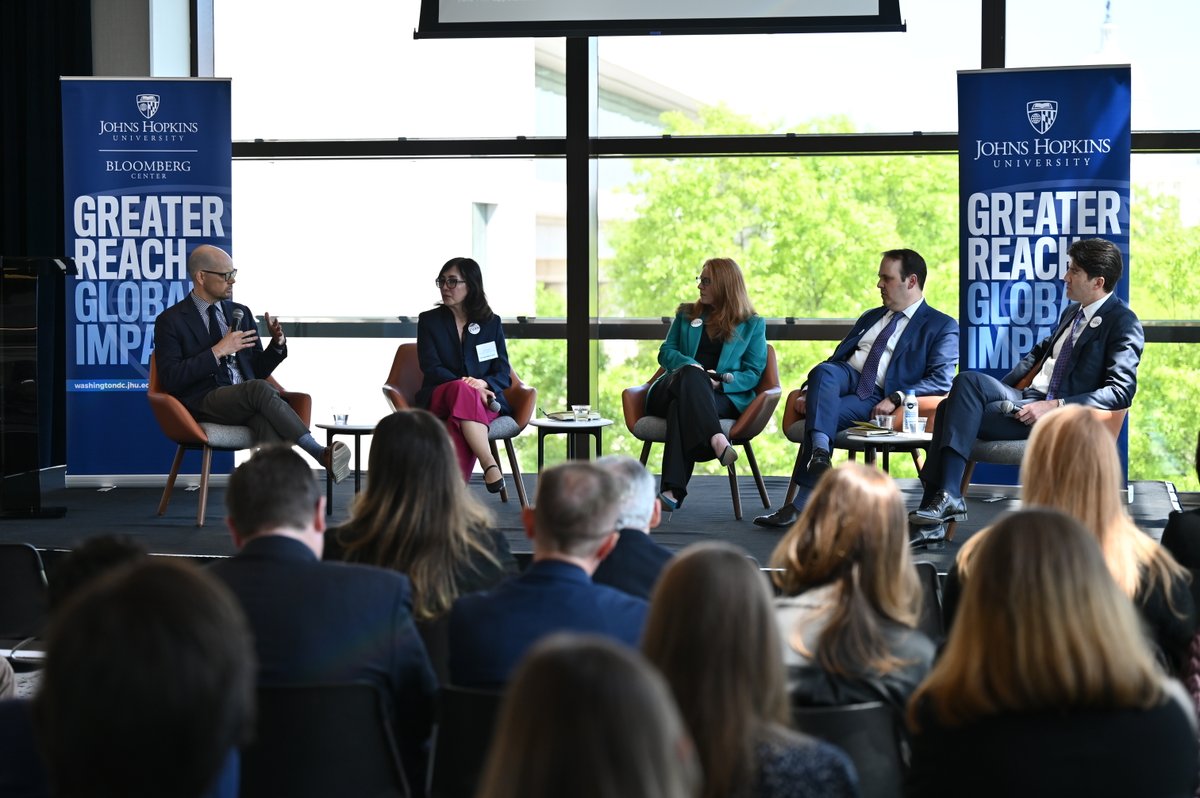 Thank you to all who joined the recent event to discuss diplomatic efforts to free the wrongly detained journalists worldwide at the #HopkinsBloombergCenter Learn more about the event: bit.ly/3wtqUtn @CanEmbUSA @jrezaian @KarenPierceUK @whitneyshefte @gulnozas