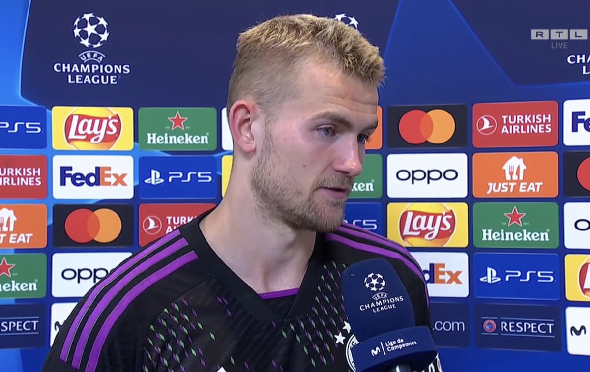🚨🗣️ - De Ligt: 'I think we all know the rules. If the offside call is not clear, you have to play on! This is the rule! I find it a little bit of a DISGRACE. The goal of Joselu was also almost offside and they keep on playing, so why not with us?'