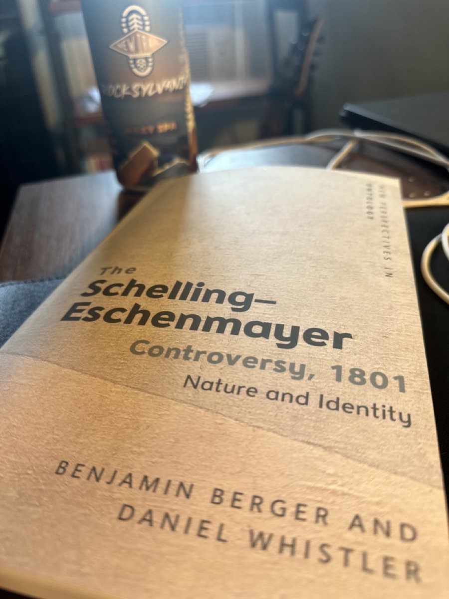 Revisiting 'The Schelling - Eschenmayer Controversy, 1801: Nature and Identity' from Berger and Whistler. 'There is an idealism of nature and an idealism of the I. For me, the former is original, the latter is derived' (Schelling, 'On the True Concept', pg. 48).