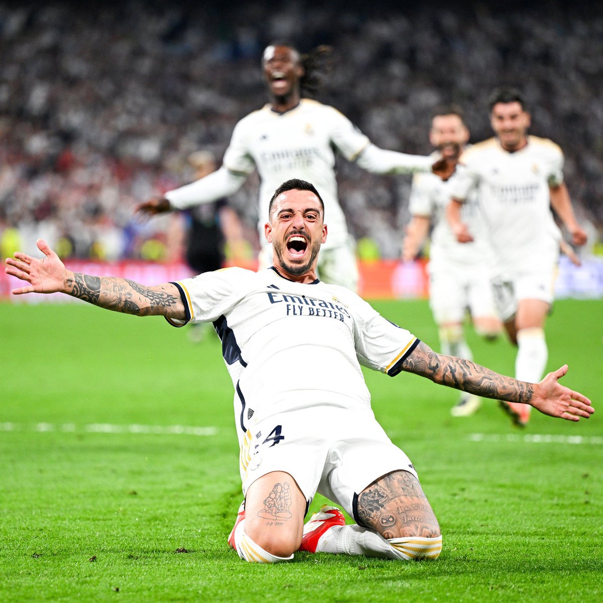 Sometime in 2022. Just one more moment like this in Wembley and Real Madrid will be lifting their 15th UCL trophy . 😳🤲🏻