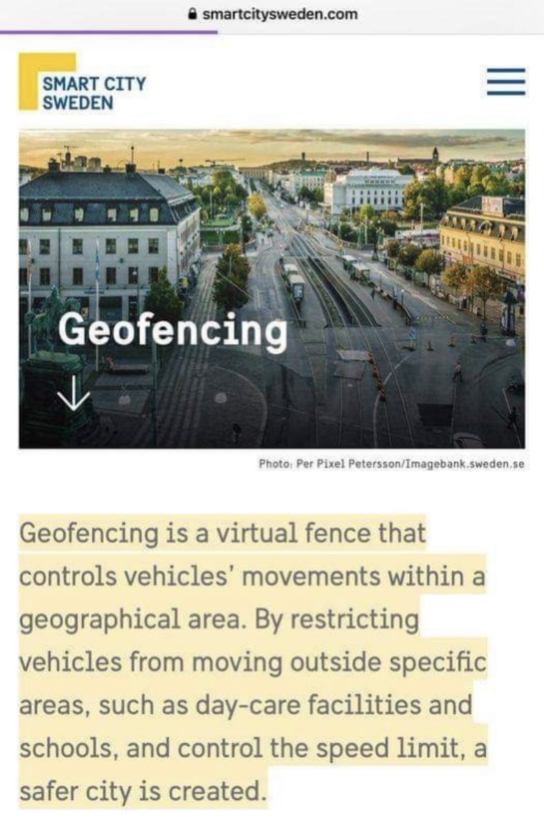 Have you heard of GEOFENCING❓

Sounds perfect for trapping people.