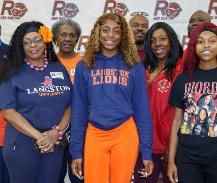 Jhordin Thornton from Red Oak High School (TX) signed with Langston University Cheer