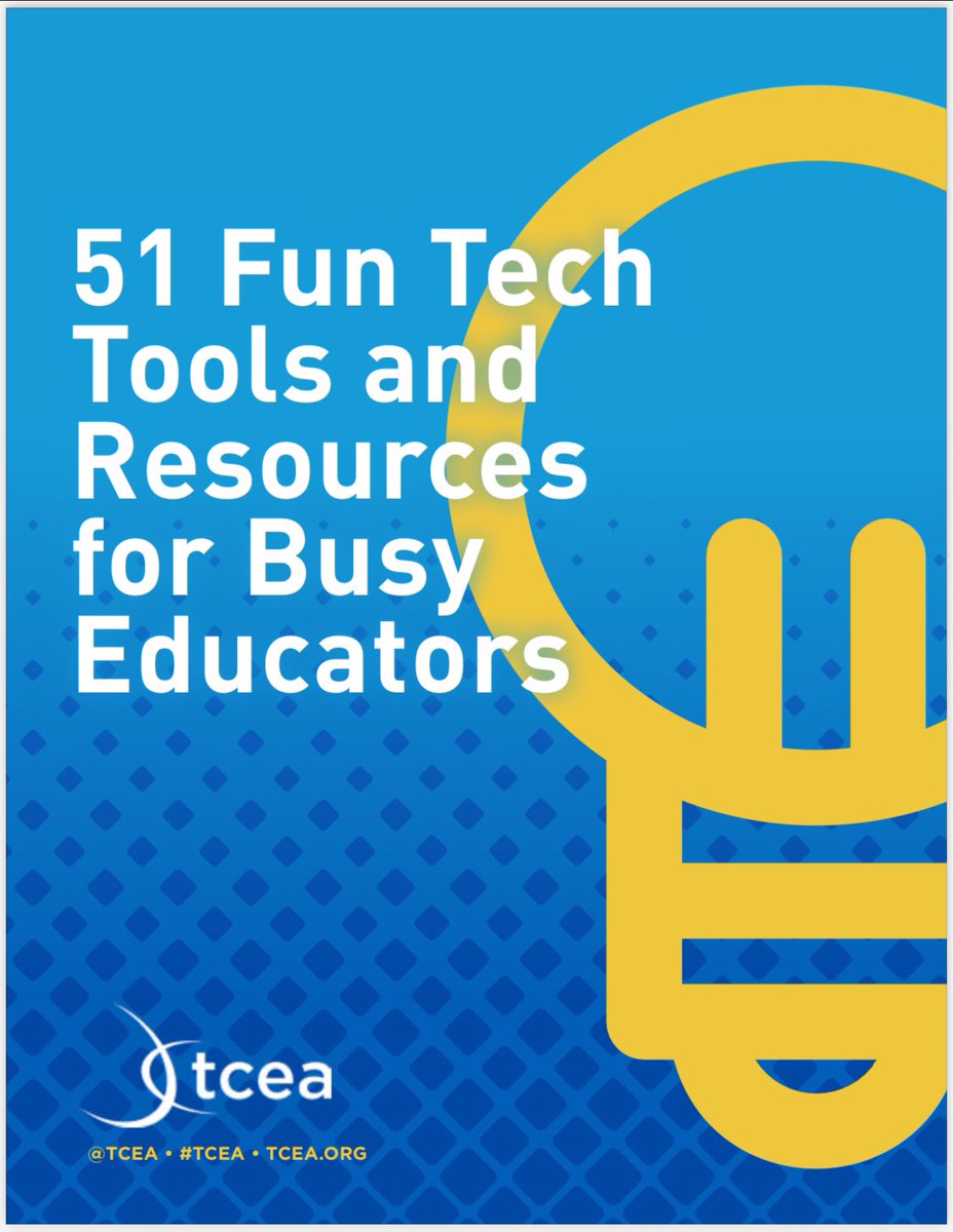 I just joined <a href="/TCEA/">TCEA</a> for FREE as part of their Teacher Appreciation Week membership drive. I now have a new free ebook and access to a bunch of awesome edtech resources. Thank you! It’s still free to join (new or renew) through May 10th.

blog.tcea.org/tcea-free-memb…
