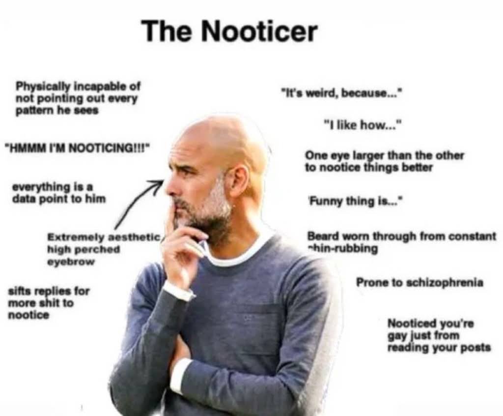 #nooticing