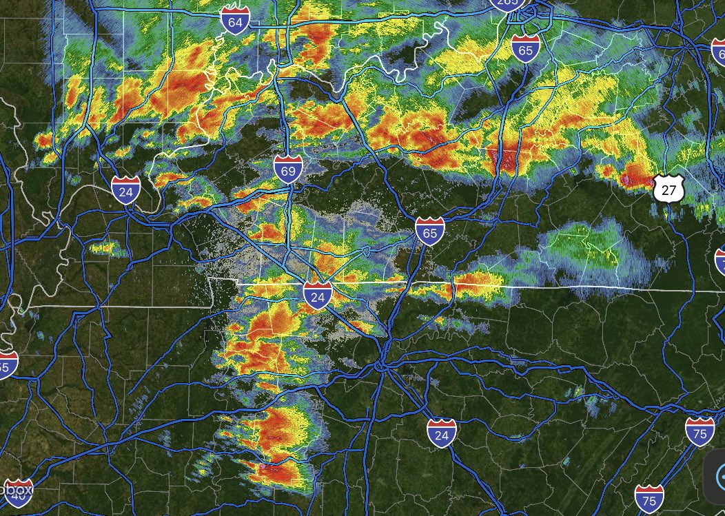 Basically every storm in TN and KY right now is a supercell. What a day