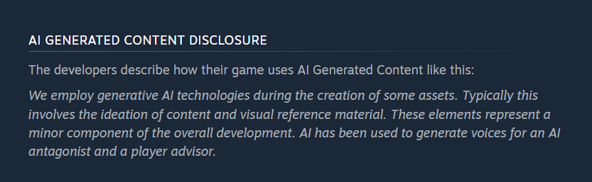 Morethanonetale's tweet photo. Hi @StellarisGame, I was curious about this line in your latest DLC, while the DLC itself looks like it has a lot of care put into it, I couldn't find any information on where the generative AI was trained on. What's the Ai that was used? Thanks! https://t.co/Y4WqLEoh7w