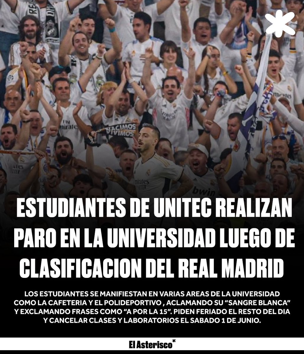 astrsco's tweet photo. "HALA MADRID, HALA MADRID" gritan los jovenes en los pasillos. Un fanático del Barcelona fue pintado con pintura blanca en el parqueo. https://t.co/NXDCg7vXWx https://t.co/VFBR90g0Kh