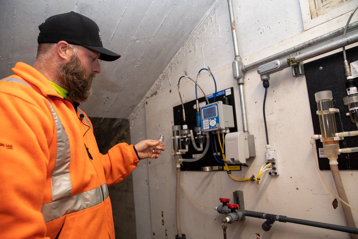 'My job is to make sure people have safe and clean water when they turn on their tap. I'm proud to be on-call at all times to provide safe drinking water. I’m willing to do whatever it takes to make sure they have safe water.' Pump/Reservoir Tech Rick Mullins #DrinkingWaterWeek