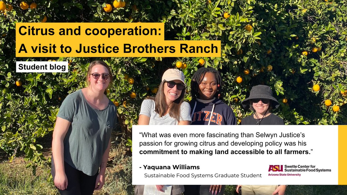 ASU Swette Center for Sustainable Food Systems tweet media