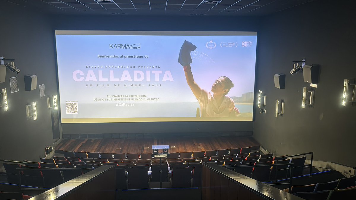 Hoy hemos preestrenado CALLADITA para los Académicos en la Academia de Cine de Madrid 🦩 En cines el 17 de mayo!
