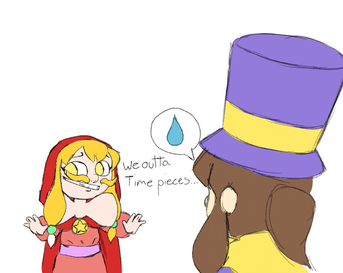 Drawing a Hat Kid every day until a Hat in Time 2 releases: day 240
