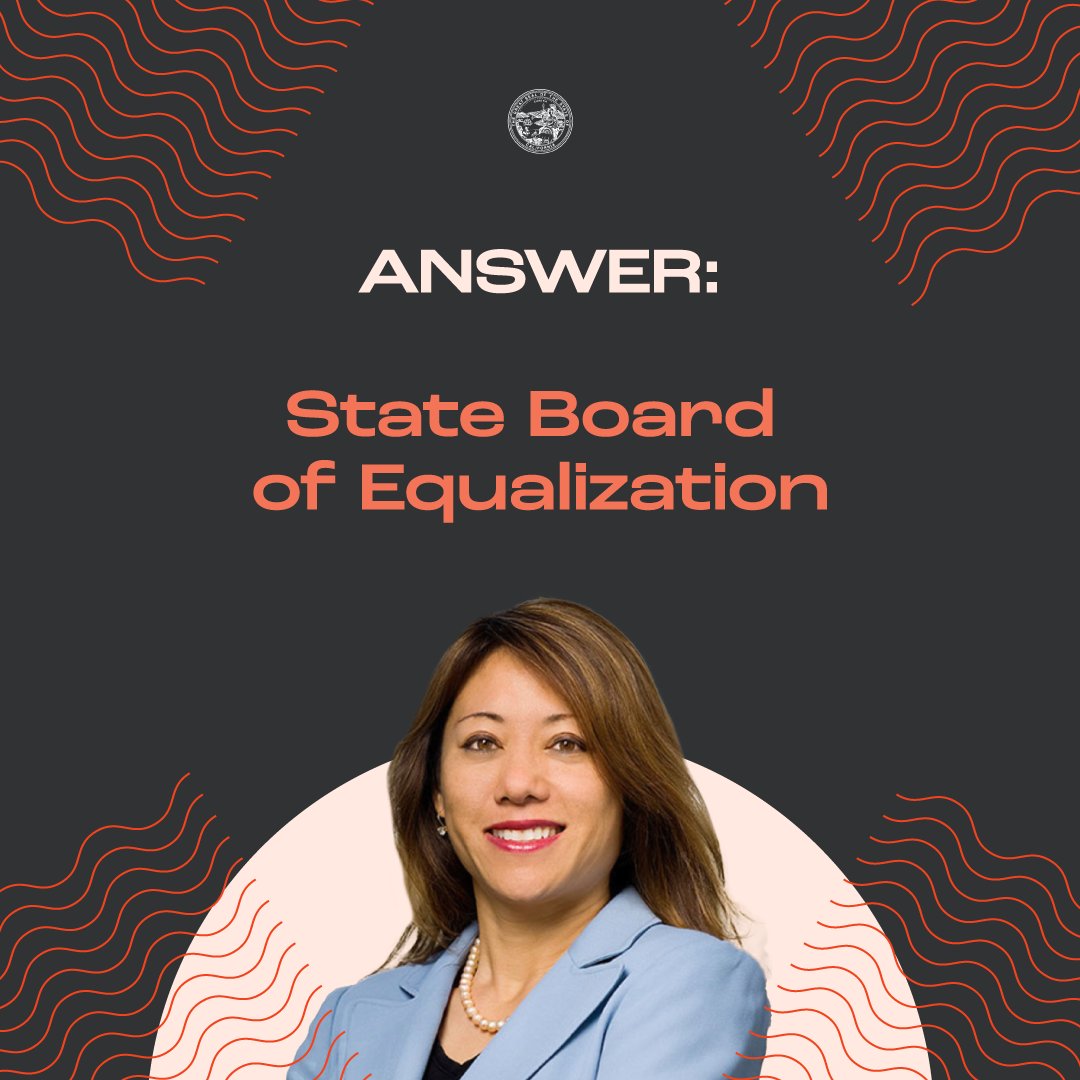 CASOSVote's tweet photo. #AAPIAM #PopQuiz @fionama made history when she was elected the first woman of color and first Certified Public Accountant to her current position of @CalTreasurer. She previously served on what board from 2015-2019?
Answer: State Board of Equalization https://t.co/L5vXSDbL3m