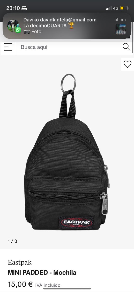 clodiq's tweet photo. Desapareceume a mochila hoxe en Santiago de Compostela. Avisade se a vedes . Similar a esta. Con gafas, cargadores, medicación e carteira https://t.co/0cXSX0FvGD