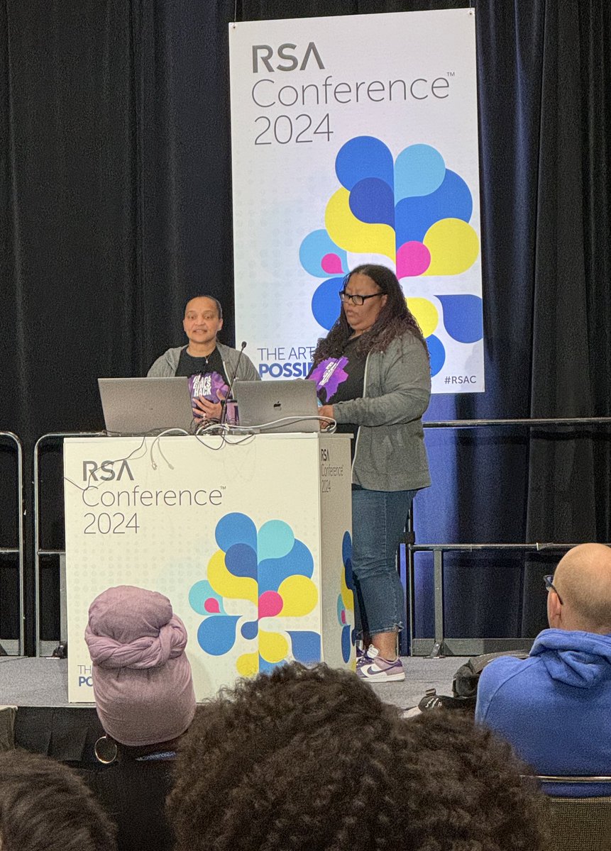 Tennisha Martin and Aleise McGowan of @blackgirlshack present Blackjack and Breaches: History of Ransomware on the Casino Industry at #RSAC