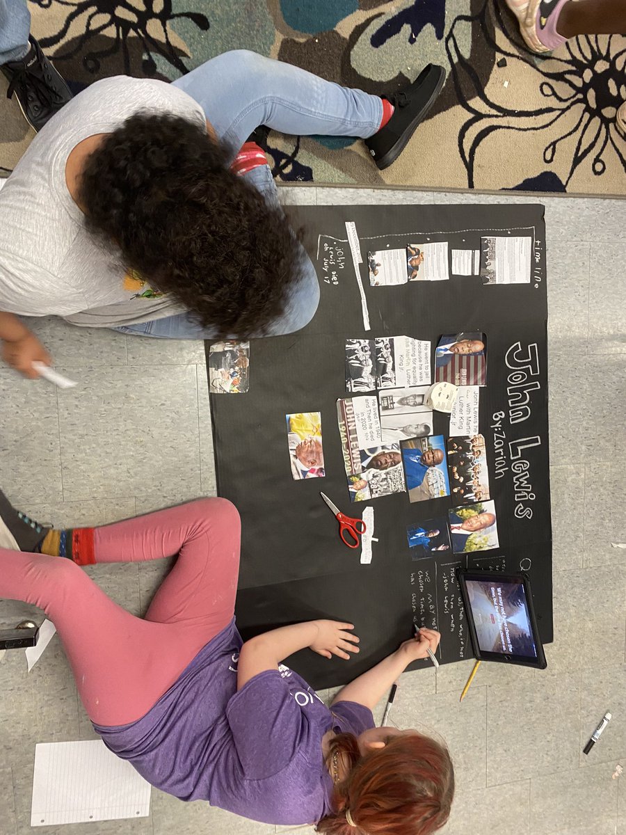 Fourth grade is applying their knowledge of circuitry to add lights and fans to their  black history project projects. They are VERY into this. #cpsbest #BentonBold