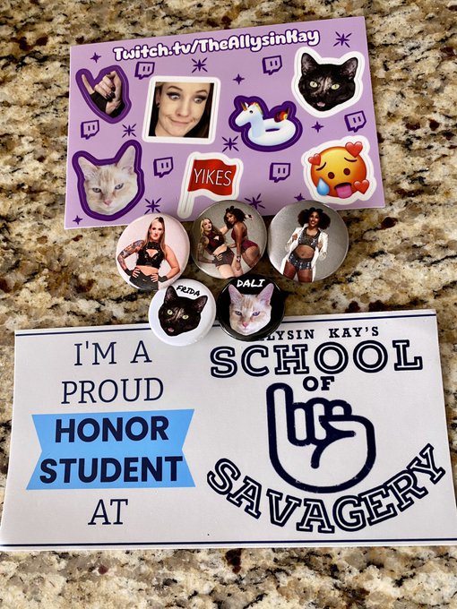 Marti &amp; I have new merch! 😻  - Buttons: Solo, tag, kitties! - Twitch emote sticker sheet w/ 7 individual<a href="/tag/hotgirltwitch"class="tags"><span>#hotgirltwitch</span></a>