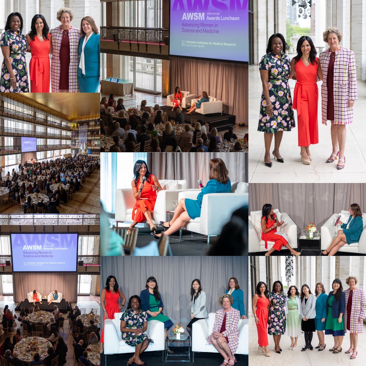 Yesterday’s Advancing Women in Science and Medicine (AWSM) Awards luncheon at Lincoln Center - where I had the pleasure of moderating a chat on breakthrough discoveries in women’s behavioral health with Dr. Kristina Deligiannidis - a trailblazer in reproductive psychiatry a…