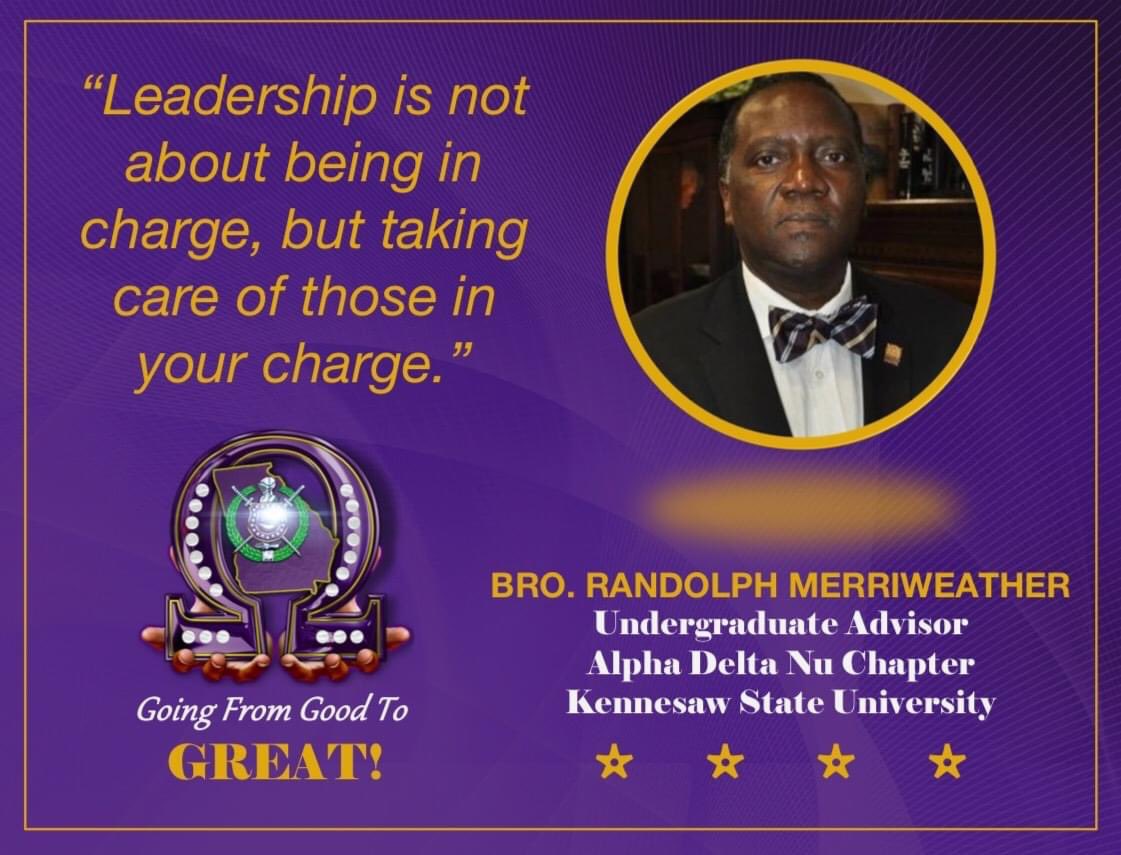 Our own Brother Randolph Merriweather was recently featured by the state for his servant leadership to the fraternity. #chigammagamma #hbcuculture #fraternity #xgg #eliteoftheelite #quepsiphi #fietts #divine9 #uplift #foundersday #omegapsiphifraternityinc #manhood