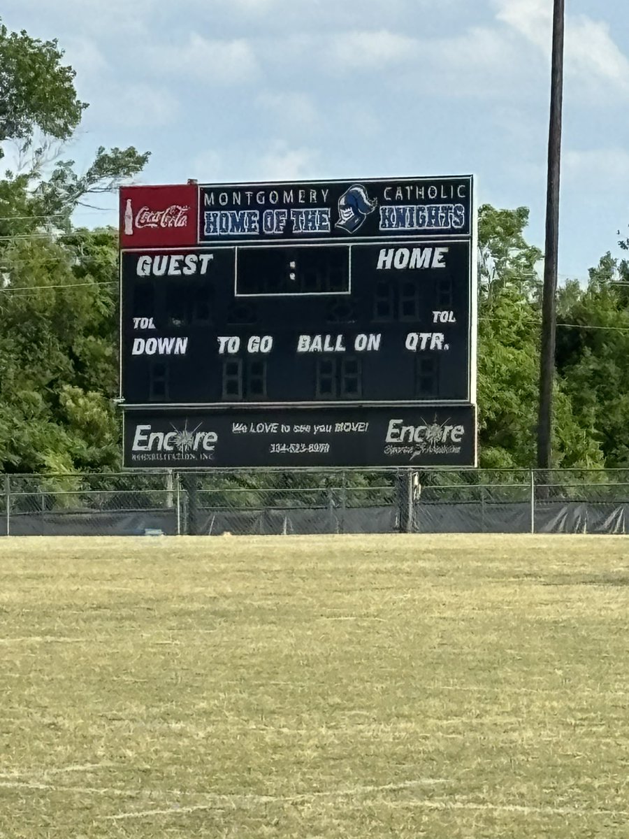 Stop 3: Spring Football practice with the reigning state champs @MCPKnightsFB