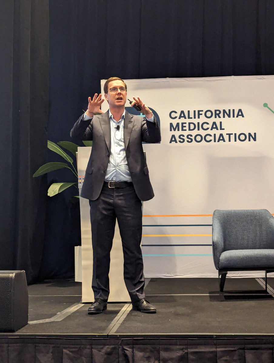 #CMAHIT24 final keynote @MatKendall, @AledadeACO President, talks about the benefits of value-based care and how physician practices can even receive dollars back by participating in accountable care organizations (ACOs) like Aledade.