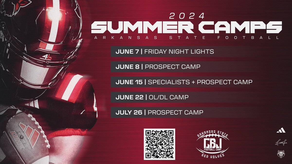 Looking forward to having you in Jonesboro this June and July! Come get developed! #WolvesUp
