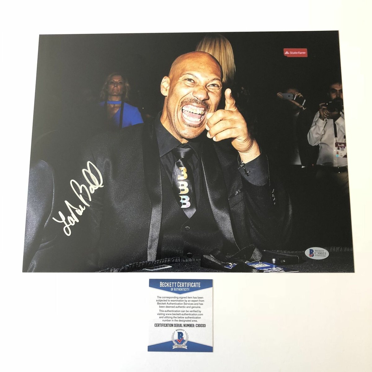 Lavar Ball signed 11x14 photo BAS Beckett Big Baller Brand Autographed: Vendor: gs-memorabilia
 Type: 
 Price: 374.99   
 
 Lavar Ball signed 11x14 photo BAS Beckett… 📌 shrsl.com/4fuj5 📌 #CardConnoisseur #CardAuction #SportsMemorabilia #CardCommunity #CardCollecting