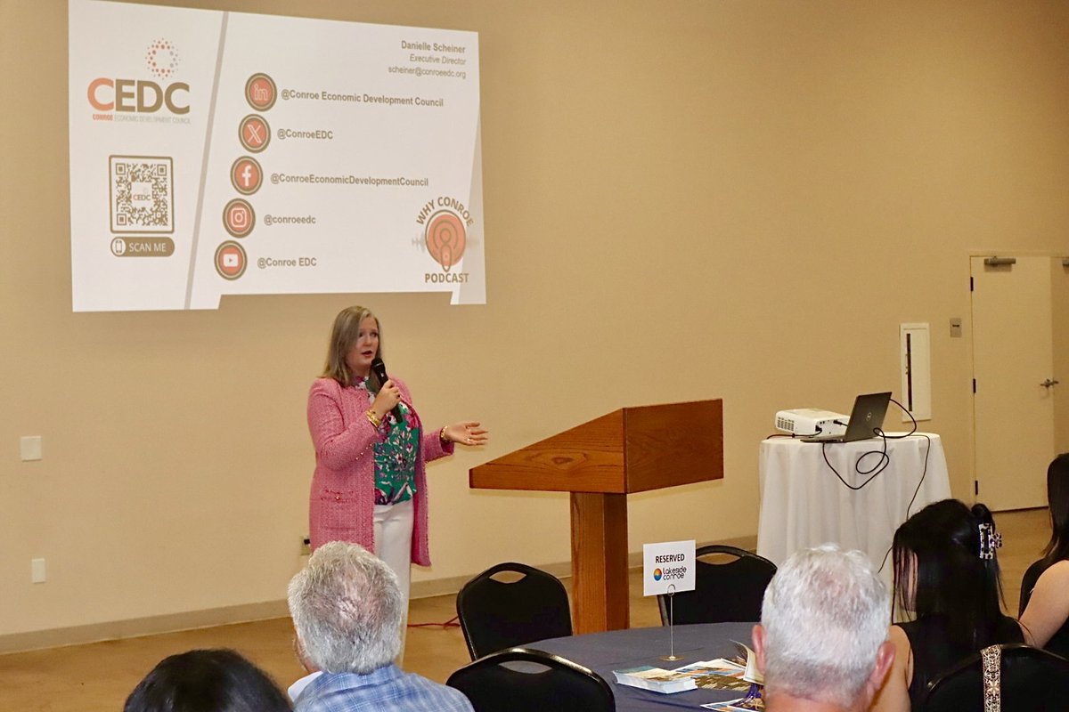 ConroeEDC's tweet image. Missed the Economic Update Luncheon? Check out how Conroe is thriving for 2024 Economic Development Week! Read more here: hubs.li/Q02wC01n0
#econdevweek24 #economicdevelopment #moreismadehere #conroetx #update