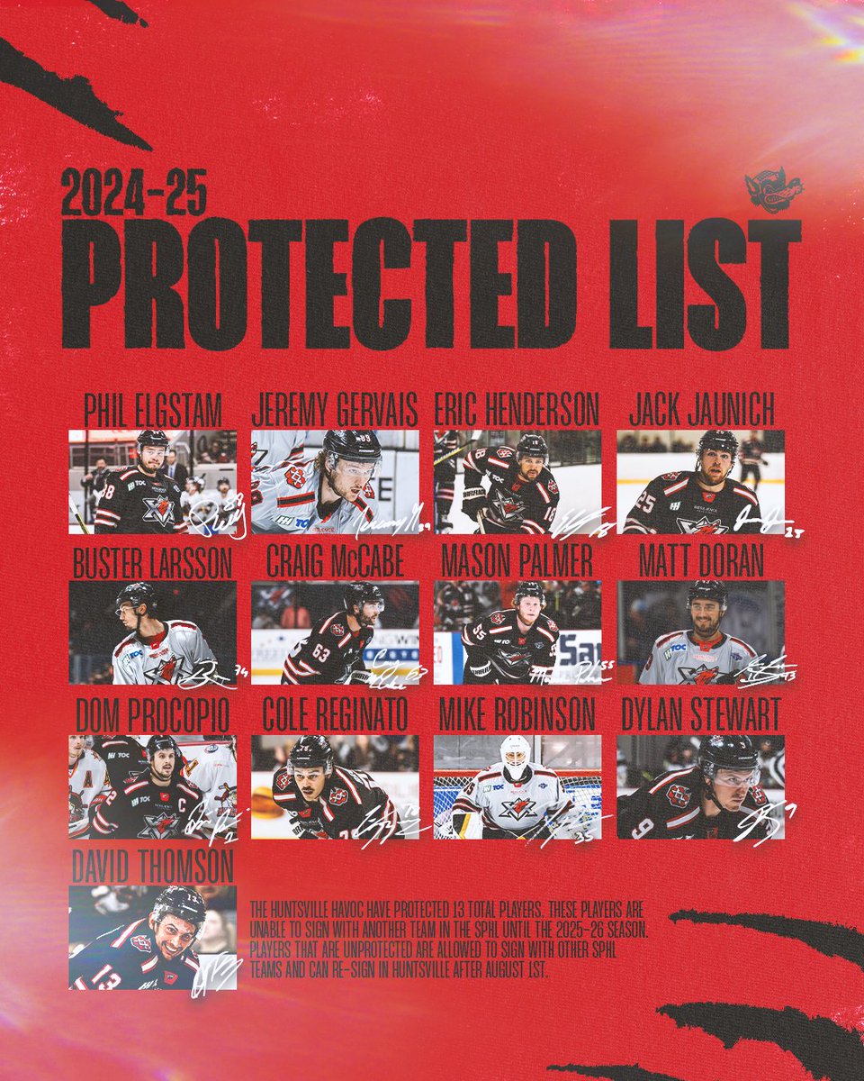 Got our guys🔒 We've announced our protected list for the 2024-25 season! ➡️ bit.ly/2425ProtectedL…