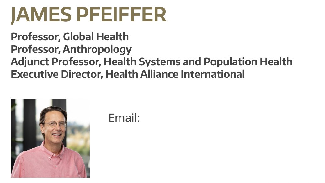 Here is more on Prof. Pfeiffer. globalhealth.washington.edu/faculty/james-…