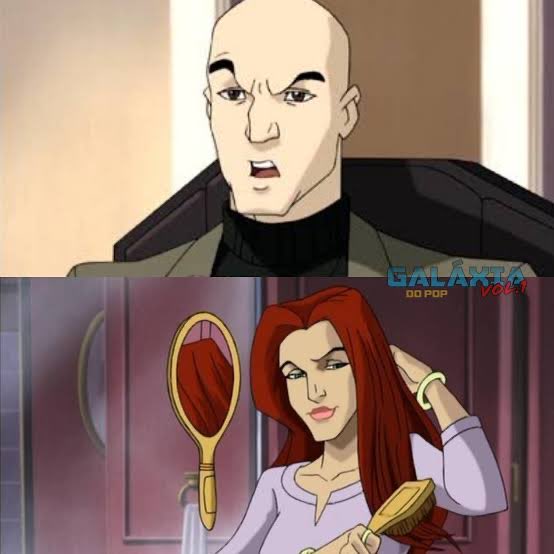 Essa cena mostrando que o uniforme da Jean Grey vem junto com uma lace comprovou a teoria que ela é a drag do professor Xavier
