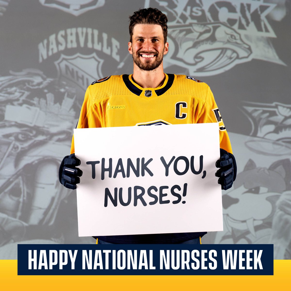 It’s National Nurses Week, and we want to give a HUGE shoutout to SMASHVILLE’s nurses! Thank you for all you do! We appreciate you! Tag a nurse below to show them your thanks!