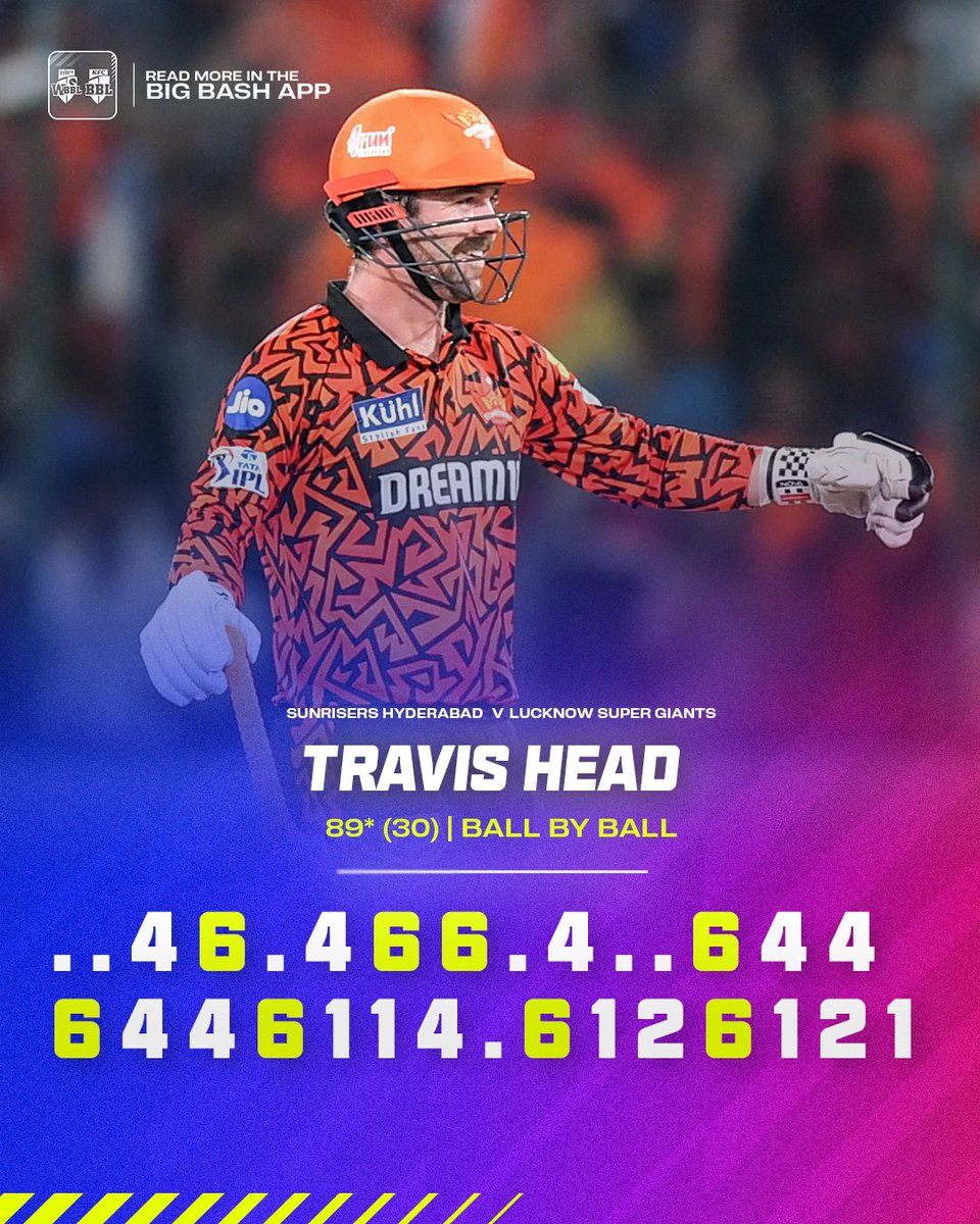 This guy 🤯 Travis Head has done it again. #IPL